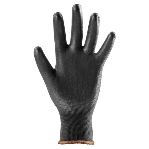 Gants Manutention EUROLITE 13P110 Polyester Noir End PU Noir