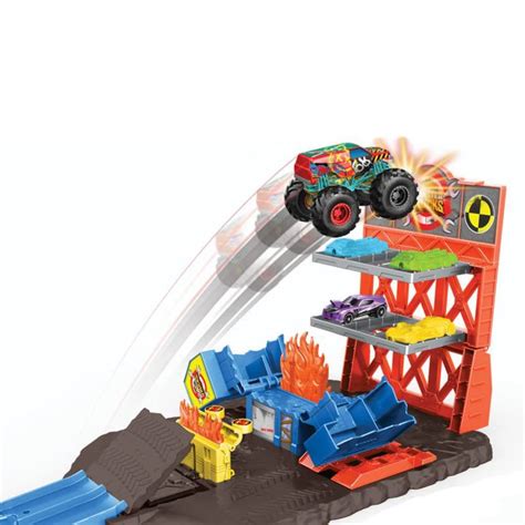 Hot Wheels igračka Monster Truck set sa ispaljivačem Kids