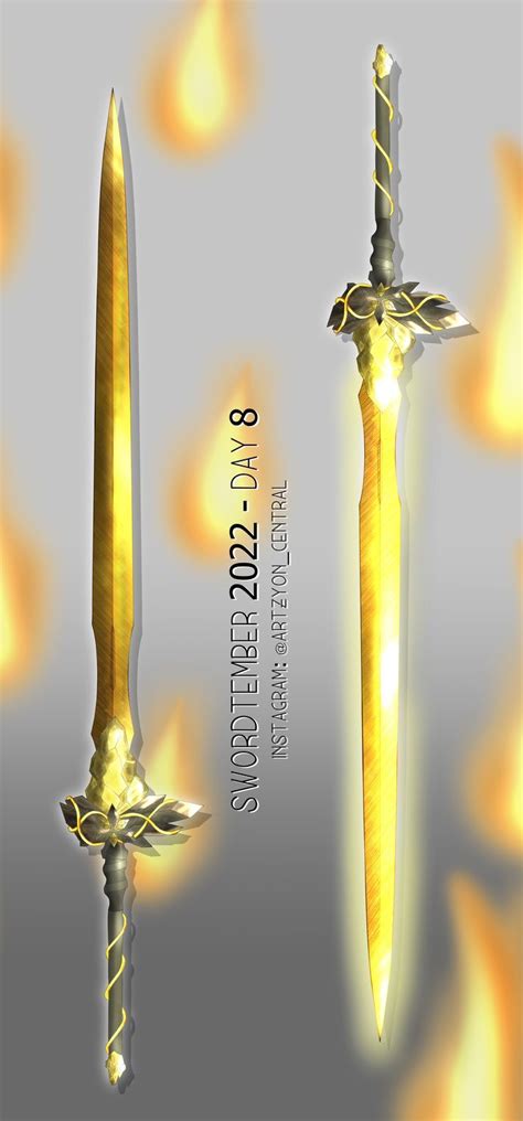 Swordtember Day Blinding Ether Sword Weapon Design By