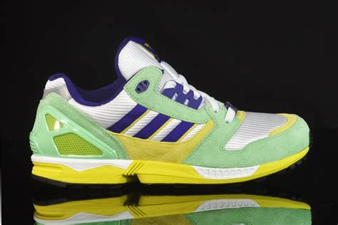 Adidas Zx 8000 Whitesuper Greencollegiate Purple Hypebeast