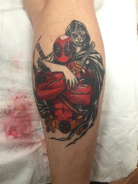 Update of my Deadpool tattoo : r/deadpool