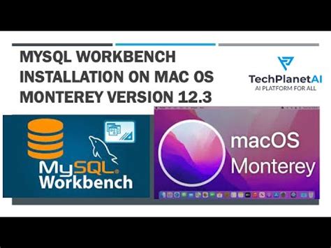 Mysql Workbench Installation On Macbook Air Os Monterey Latest