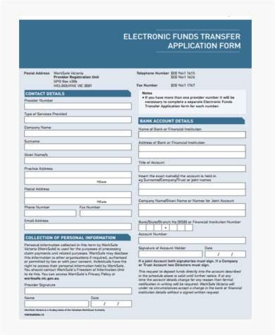 FREE 9 Sample Transfer Application Forms In PDF MS Word Excel