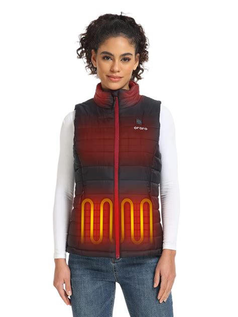 Buy OROROWomen S Lightweight Heated Vest With Battery Pack Online At