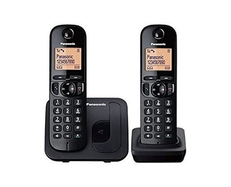 Téléphone Duo Sans Fil Noir PANASONIC KX TGC212FRB