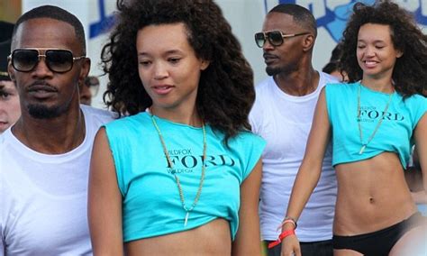 Jamie Foxx Mingles With Bikini Clad Girls At Miami Beach Volleyball Tournament Daily Mail Online