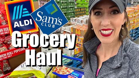 First GROCERY HAUL Of The New Year ALDI Sams Club More