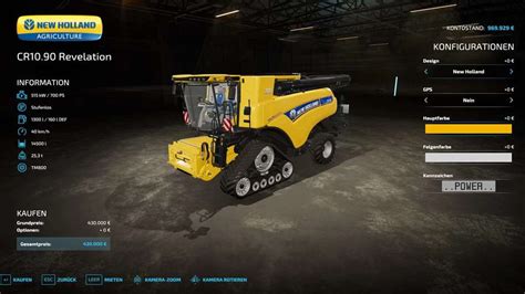 New Holland Cr Pack Black Lady V Fs Mod Fs Mod