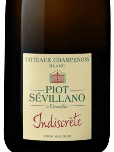 Piot Sevillano Indiscrète Coteaux Champenois Vivino US