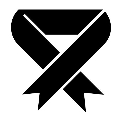 aids ribbon black Icon Button Logo Community Design 25559630 Vector Art ...