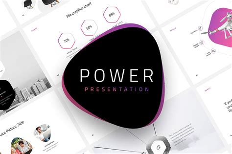 POWER - FREE MINIMAL POWERPOINT TEMPLATE :: Behance