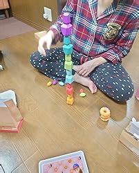 Amazon Promise Babe 積み木 ブロック 個 大きさ違う キャンデー系 カラフル 木製 知育玩具 色認識 指先トレーニング 早期開発 赤ちゃん 子供 大人も使える