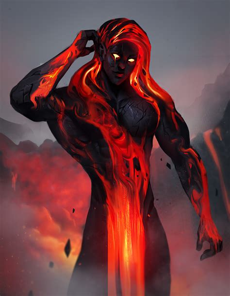 ArtStation - Lava Elemental