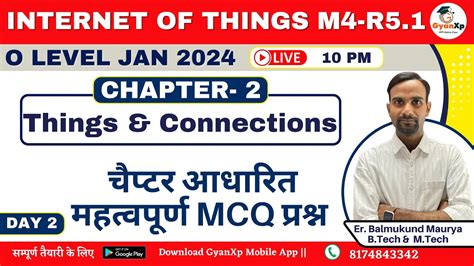 Chapter Things Connections Iot M R Iot Chapter Wise Mcq