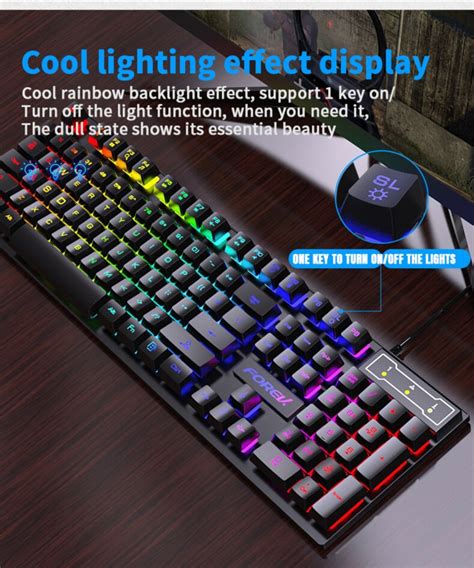 Forev FV Q1S Wired Luminous Gaming Keyboard Buyerhub Pakistan