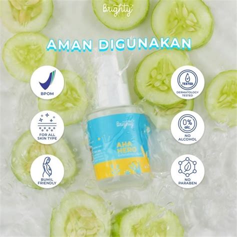 Jual Brighty Aha Hero Exfoliating Liquid Serum Pencerah Ketiak