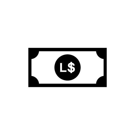 Liberia Currency Symbol, Liberian Dollar Icon, LRD Sign. Vector