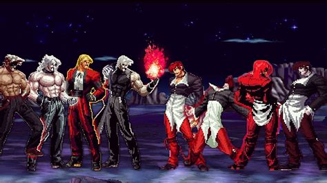 Kof Mugen Iori Yagami Team Vs Bosses Rugal Team Youtube