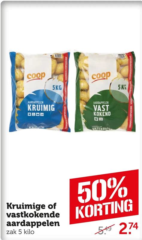 Kruimige Of Vastkokende Aardappelen Aanbieding Bij Coop