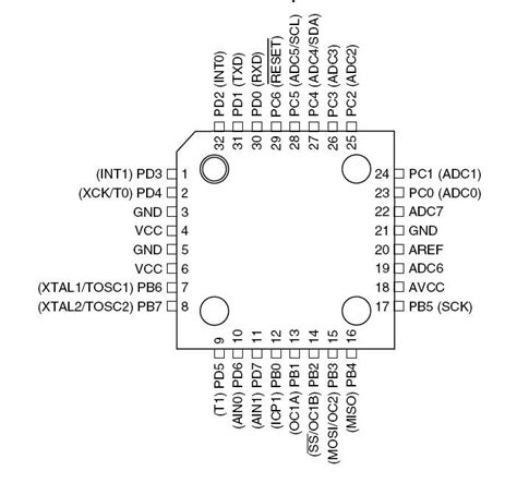 Buy Avr Microcontroller Atmega A Au Smd Botland Robotic Shop