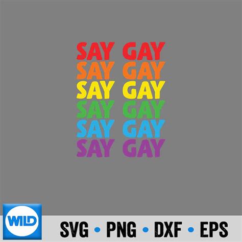 LGBT SVG Lgbt Florida Proud We Say Gay Pride Month SVG WildSvg