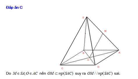 Cho hình chop SABCD có ABCD là hình bình hành tâm O M là trung