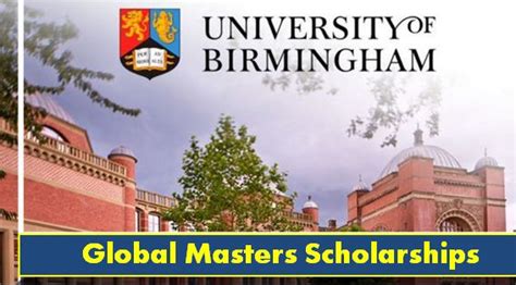 University of Birmingham Global Masters Scholarships - Scholarship Gecko