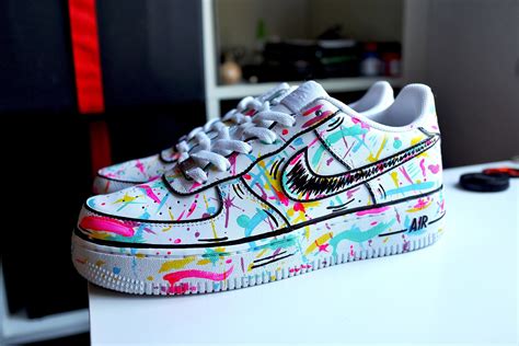 Nike Air Force Rainbow Drip Custom Shoes Air Force