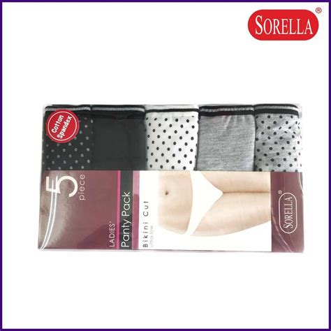 Sorella Jy In Cg Bikini Bf Panty Rq Pack Hs Womens Ap Underwear Nb Panty Fu Als Plain And
