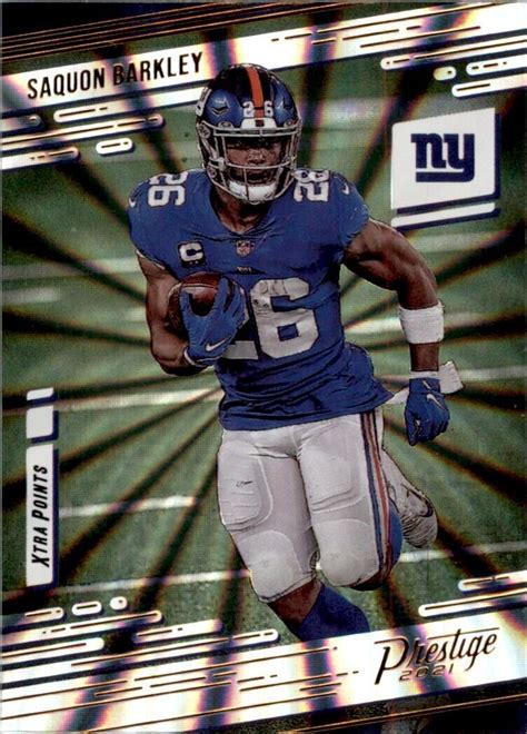 Panini Prestige Xtra Points Astral Saquon Barkley New York Giants