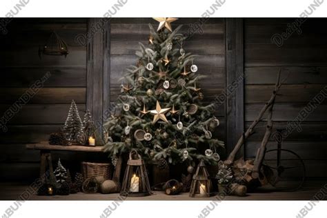 photograph christmas tree with star