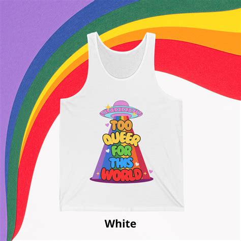 Pride Tank Queer Outfit Gay Apparel Lesbian Fashion LGBT Pride Month Gift For Bisexual Trans