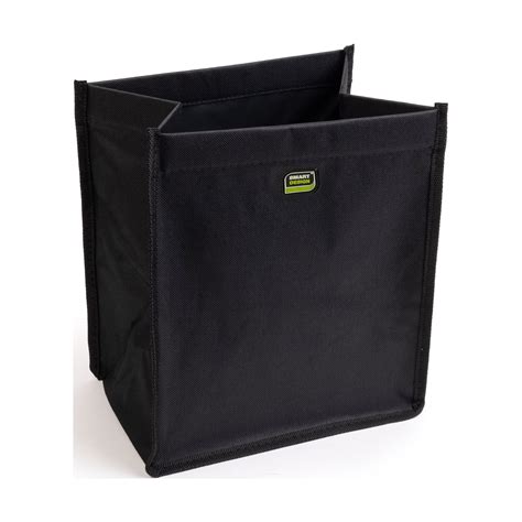 Smart Design Vehicle Waste Bag with Adjustable Strap, 9.5" x 11", Black ...