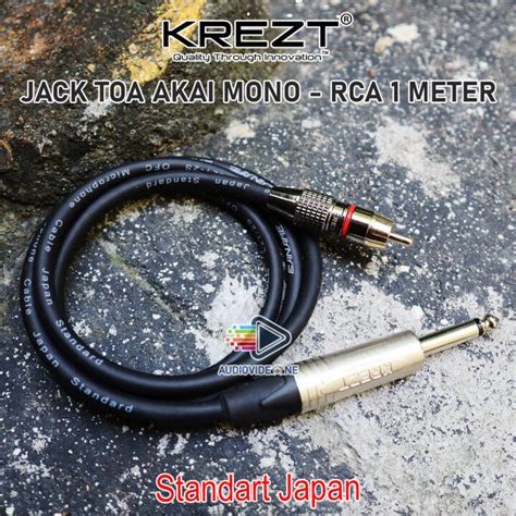 Jack Rca To Akai Mono Merk Krezt Jek Mixer Ke Speaker Aktif Jack Toa