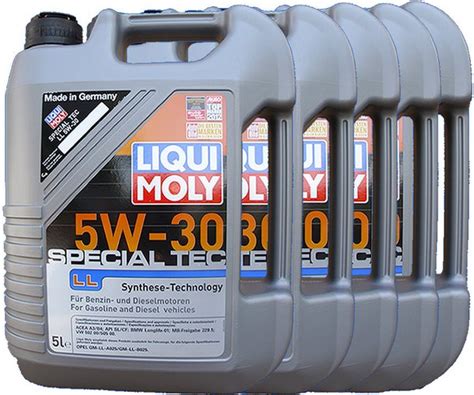 Motoröl Liqui Moly 5W-30 Special Tec LL jetzt günstig online kaufen!