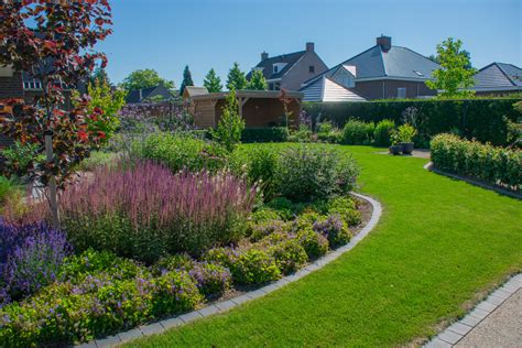 Kleurrijke Tuin Met Mooie Glooiingen Bloemenpark Appeltern