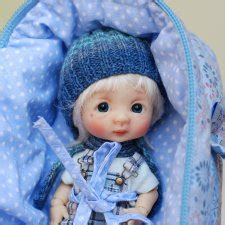 Set Doll Ellemenno By Nikki Britt And Outfit And Travel Bag BJD