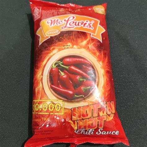 Jual Mclewis Chilu Sauce Hot N Hot Saus Saos Sambal Mc Lewis Kg Sachet