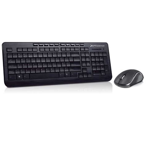 Phoenix Key Wireless Mouse And Keyboard Black Techinn