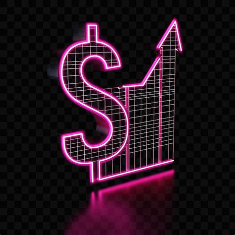 Premium PSD Stock Market Graph With Dollar Sign 3D Icon With