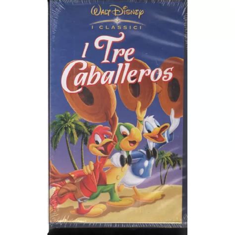 The Three Caballeros Vhs Walt Disney Univideo Vs Sealed