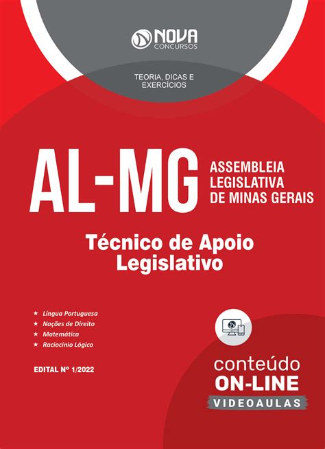 Apostila Al Mg Em Pdf T Cnico De Apoio Legislativo