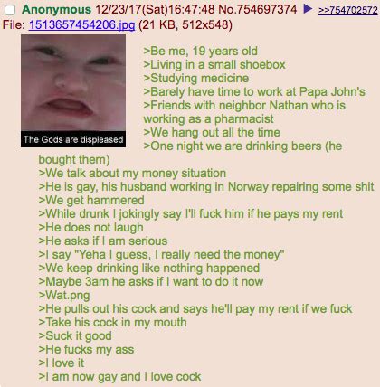 Anon Is A Gay Prostitute R Greentext