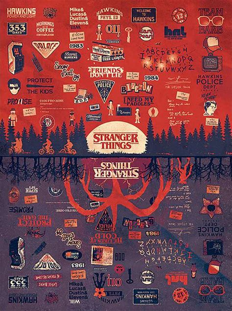 Cuadros En Lienzo Stranger Things The Upside Down Decoraciones De