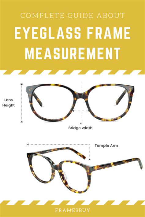 Complete Guide About Eyeglass Frame Measurement Eyeglasses Frames Eyeglasses Measurements