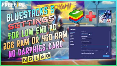 How To Fix Lag In Free Fire Bluestacks 5 Bluestacks 5 Settings For