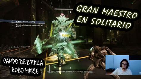 Gm Campo De Batalla Robo Marte En Solo Tit N T Destiny Youtube