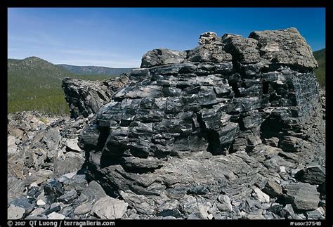 Picturephoto Obsidian Glass Formation Newberry Volcanic National