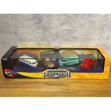 Hot Wheels 風火輪 100 系列 VW VOLKSWAGEN T1 MOONEYES BUG 老盒 膠胎 蝦皮購物