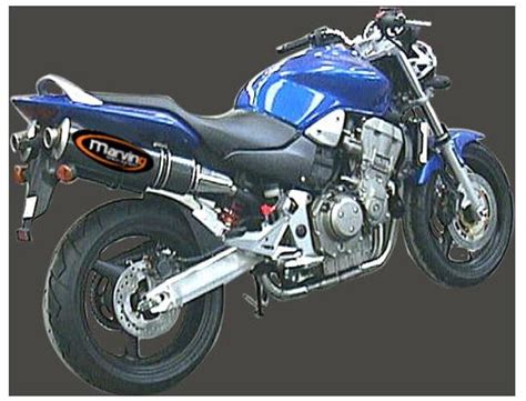 Marving Honda CB 900 F Hornet Silencers SUPERLINE Oval Carbon Fibre